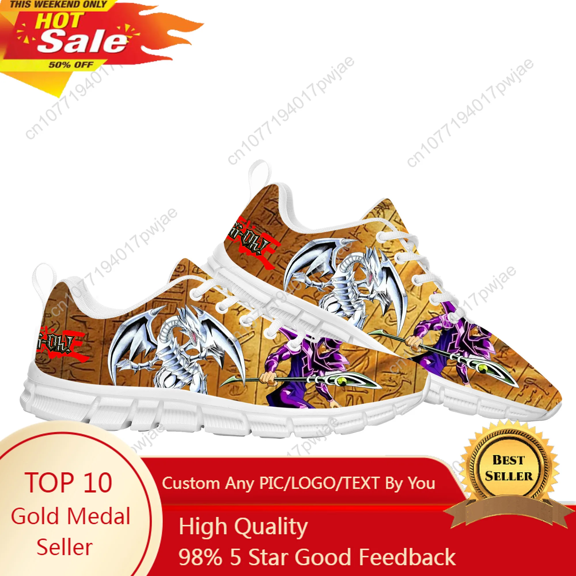 

Yu Gi Oh Anime Sports Shoes Yugi Muto Mens Womens Sneakers Lightweight Fashion Casual Hiking Sneaker Custom Built Shoes
