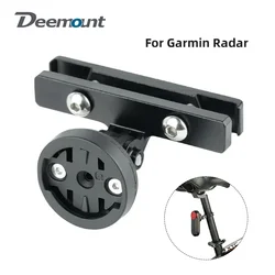 Soporte de luz trasera para sillín de bicicleta, soporte para tija de sillín, soporte de lámpara LED para Garmin Varia Radar retrovisor RTL510 515 500 Magene L508