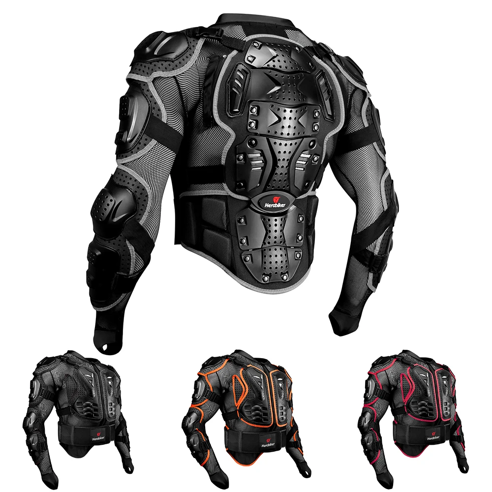 

HEROBIKER Motocross Jacket Motorcycle Armor Men Body Armor Motorcycle Riding Protection Bike Riding Jacket Protection
