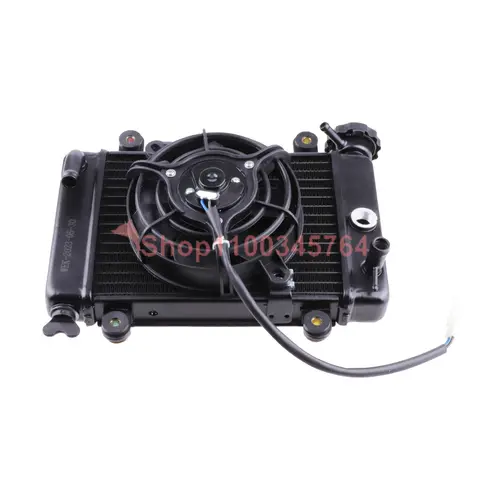오토바이 라디에이터 쿨러 냉각수 탱크 오토바이 액세서리 모토 쿼드 4x4 ATV UTV 먼지 자전거 부품 150cc 200cc 250cc