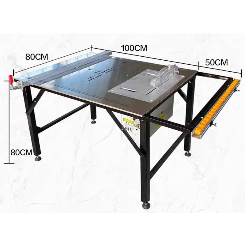 Woodworking folding workbench multifunctional saw table portable dust-free Sub-saw saw all-in-one workbench 2800W