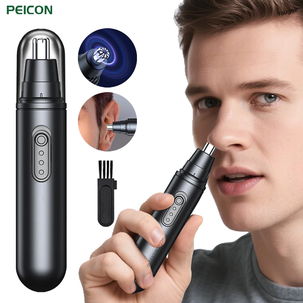

Nose Hair Trimmer Automatic Shaving Nose Trimmer for Nose Eyebrow Ear Hair Remover Professional Mini Painless Nose Hair Clipper