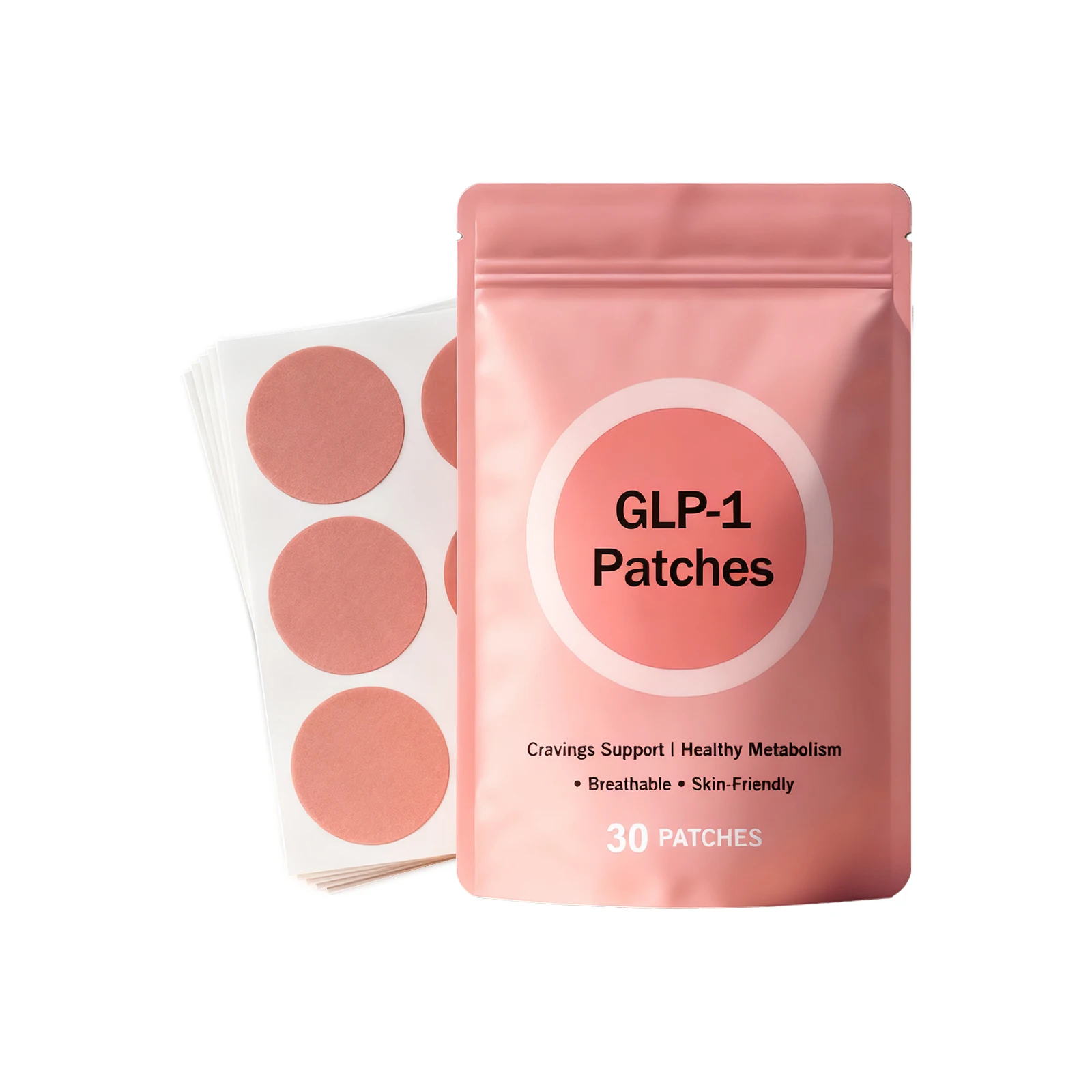 GLP 1 Patches Boost Metabolism Energy Enhancers Blood Sugar Control Stress Relief Health Management Weight Loss Products 30pcs