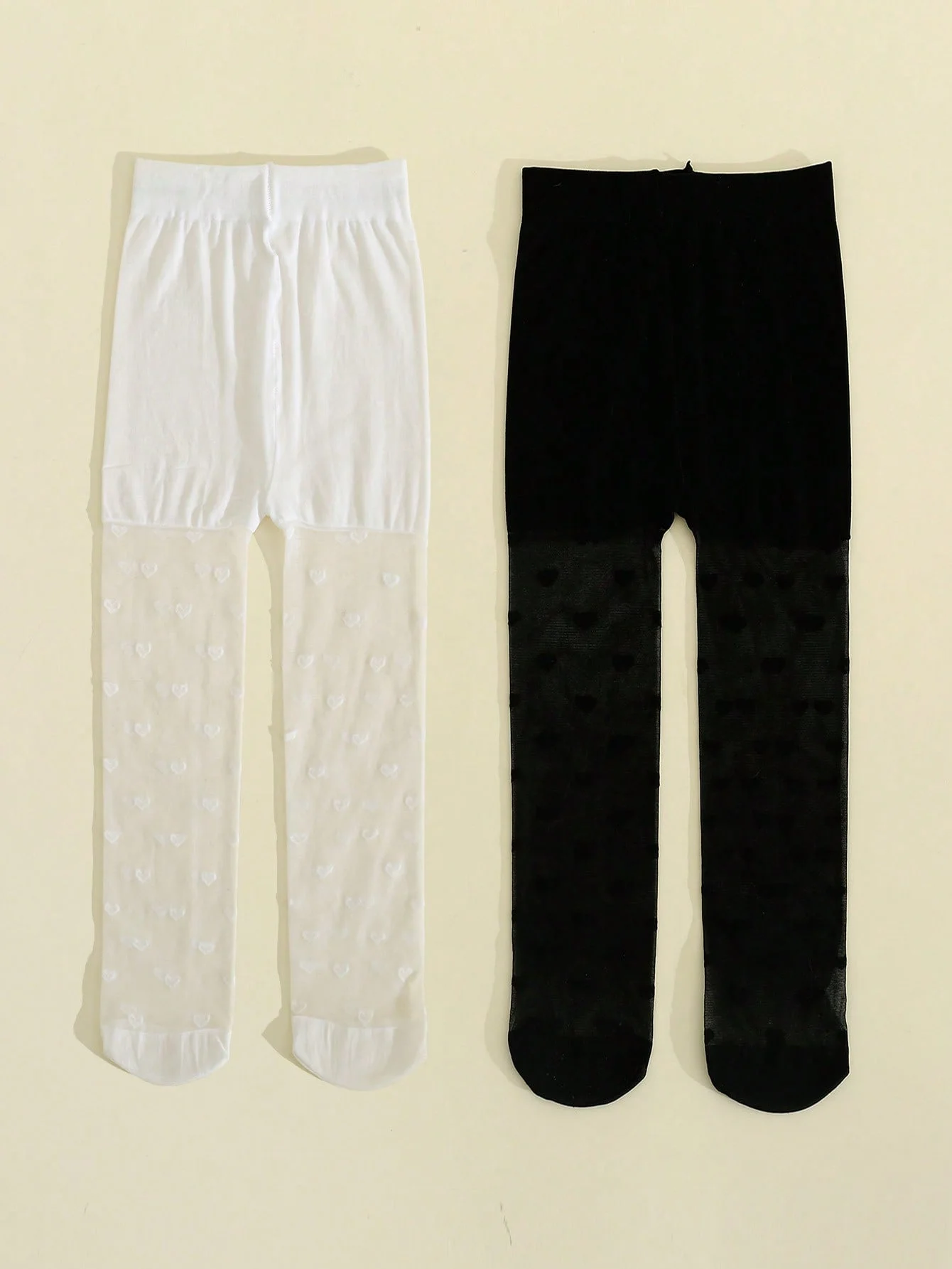 2 paar babymeisjes panty kinderen zomer dunne legging liefde hart mesh kousen kleine prinses witte strakke zachte kousen