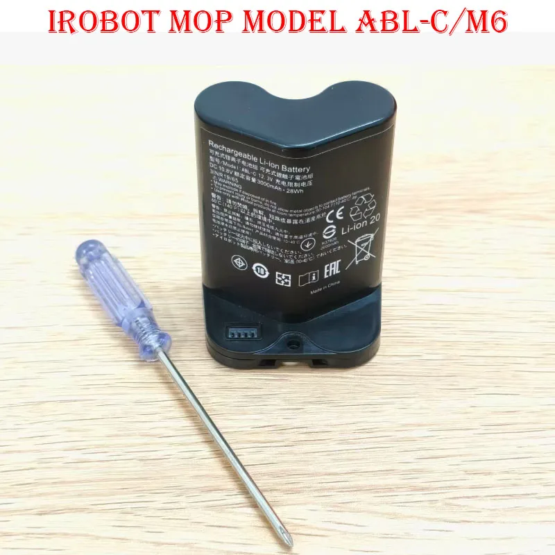 

10.8V For iRobot Braava Jet M6 2200mAh/2600mAh/2900mAh3200mAh Rechargeable Li-ion Battery Pack Ultimate Robot Mop model ABL-C/M6