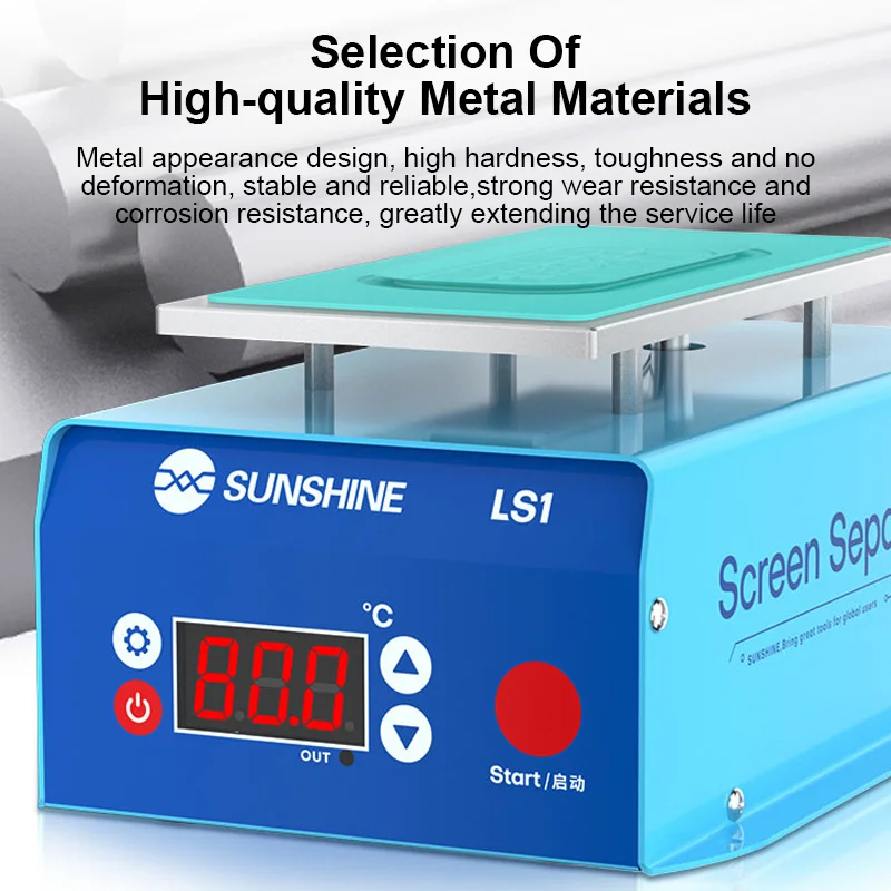 Sunshine Ls1 Scherm Scheidingslijm Verwijderingsmachine Voor Telefoon Intelligent Verwarmingsscherm Met Constante Temperatuur Demontagegereedschap