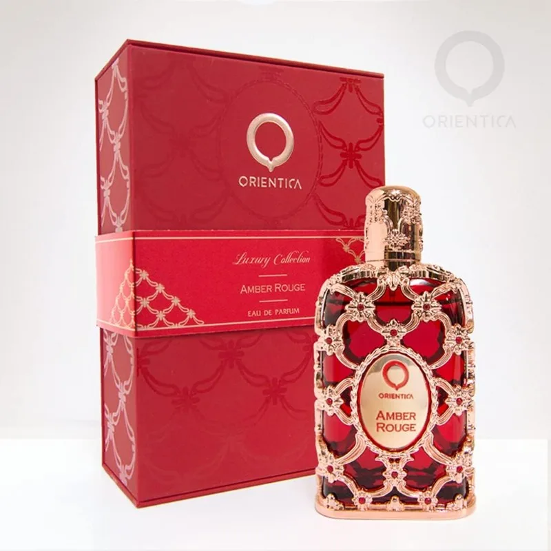 ORIENTICA Amber Rouge Eau de Parfum Spray 80ml Perfumes árabes originales Perfume de feromonas picantes de larga duración maquillaje de Colonia