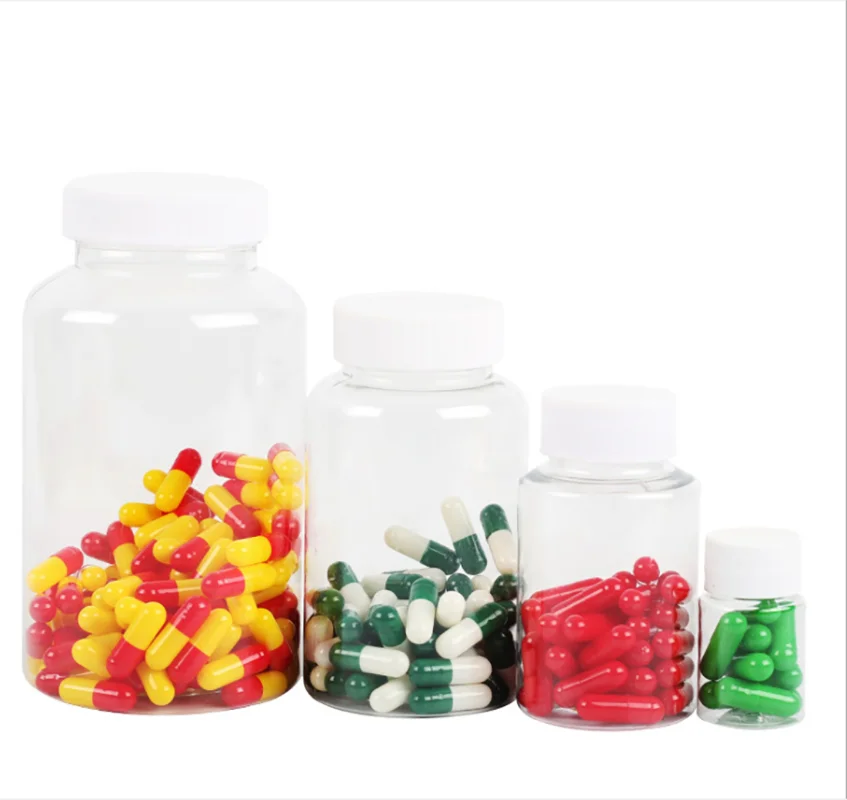 15ml-100ml Empty Refillable Pet Transparent Plastic Jar Bottle Travel Cosmetic Container Pot Holder Case Plastic Screw Lid - zdjęcie 1