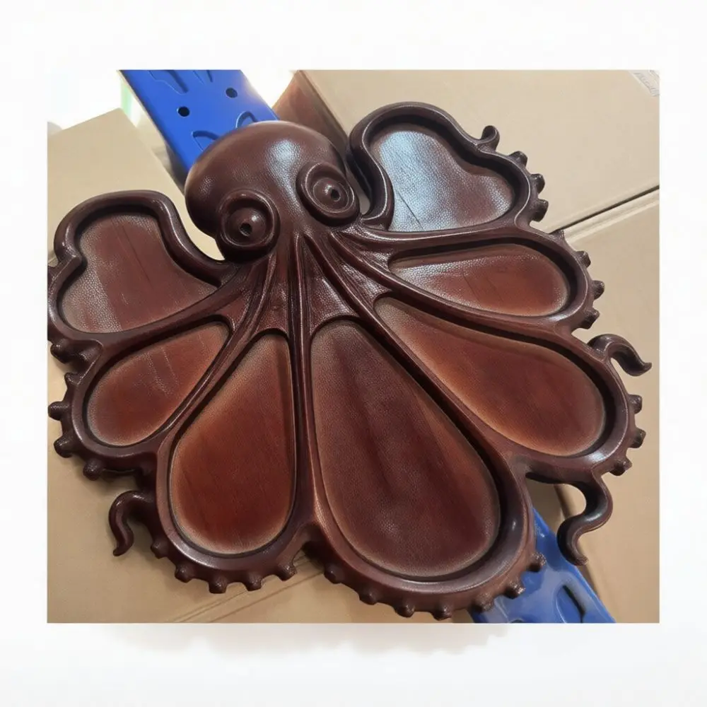 Creative Dog Shaped Food Tray Wooden Charcuterie Board Snack Serving Platter Unique Kitchen Decorative Tableware Item