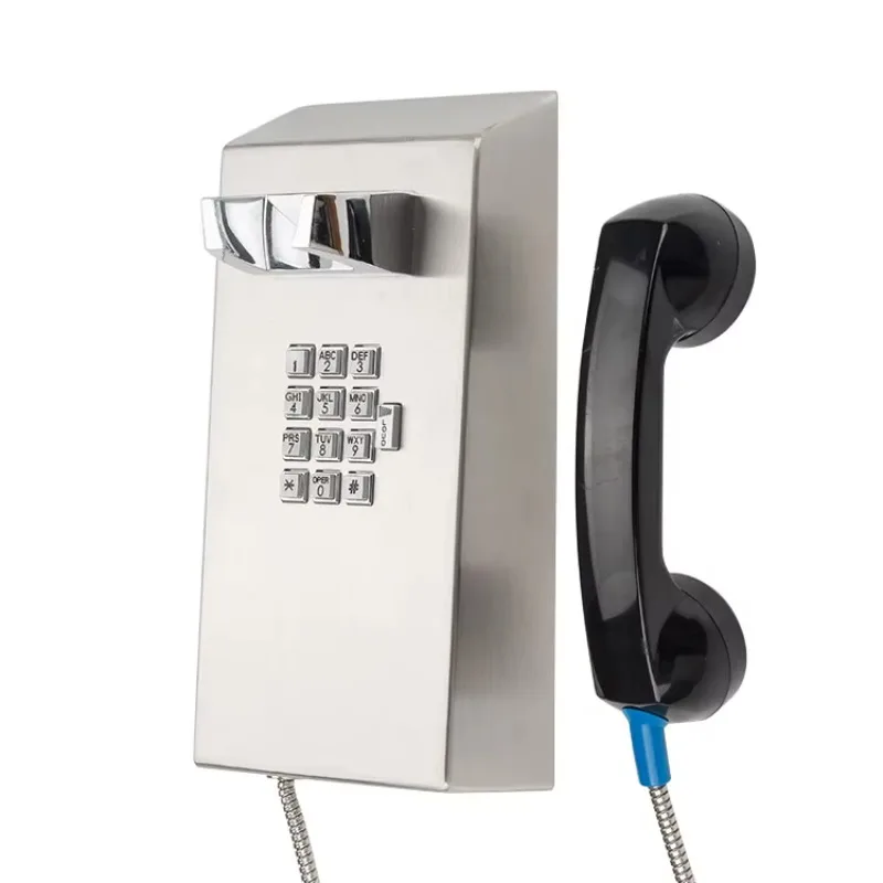 Analogue/SIP Inmate Telephone Prison Phone,Public Emergency Industrial Telephone with Volume Control Button