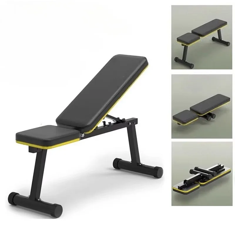 

Multi-Function Dumbbell Bench and Sit-Up Machine, Thickened Steel Tubing + Comfortable Padding, Folds for Space-Saving Storage