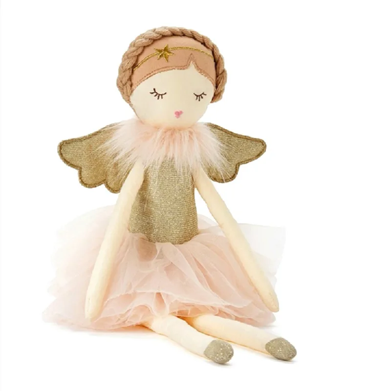 50cm Long-legged Fairy Dolls Nordic Style Children Smoothing Doll Plush Toys Baby Girls Sleeping Toys Room Decor Kids Gift