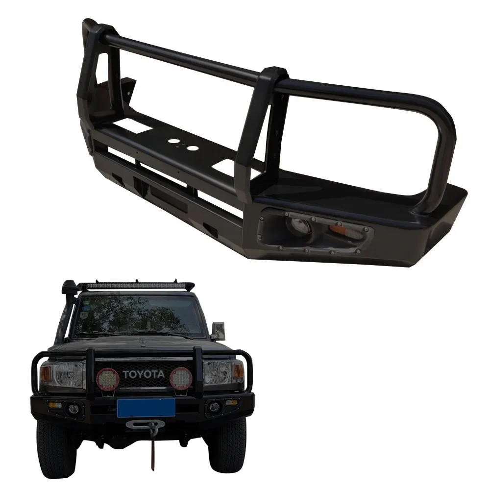 Factory Direct Car Parts 4x4 Accessories Universal Winch Bull Bar  Bumpers Plates  for Toyota  Land Cruiser LC79