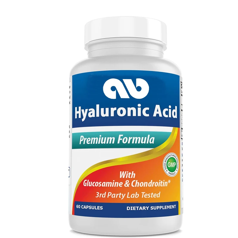 

Hyaluronic acid 100mg 60 capsules - supports joint health and youthful skin