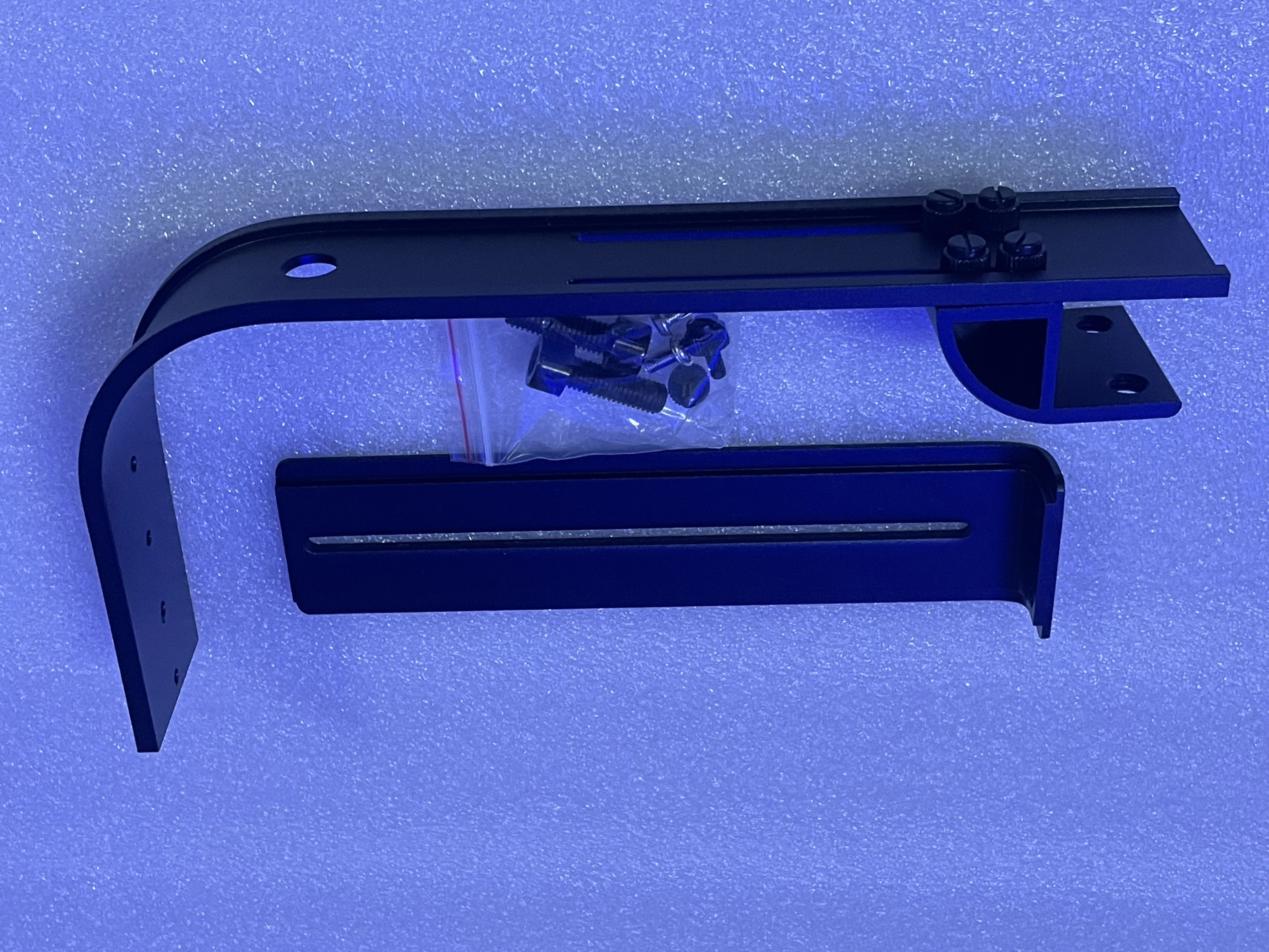 WRGB Aquarium LED Light Aqua Knigt V3 brackets Aluminium Fixer Bracket Black Stands Spare Parts Mounting Arm