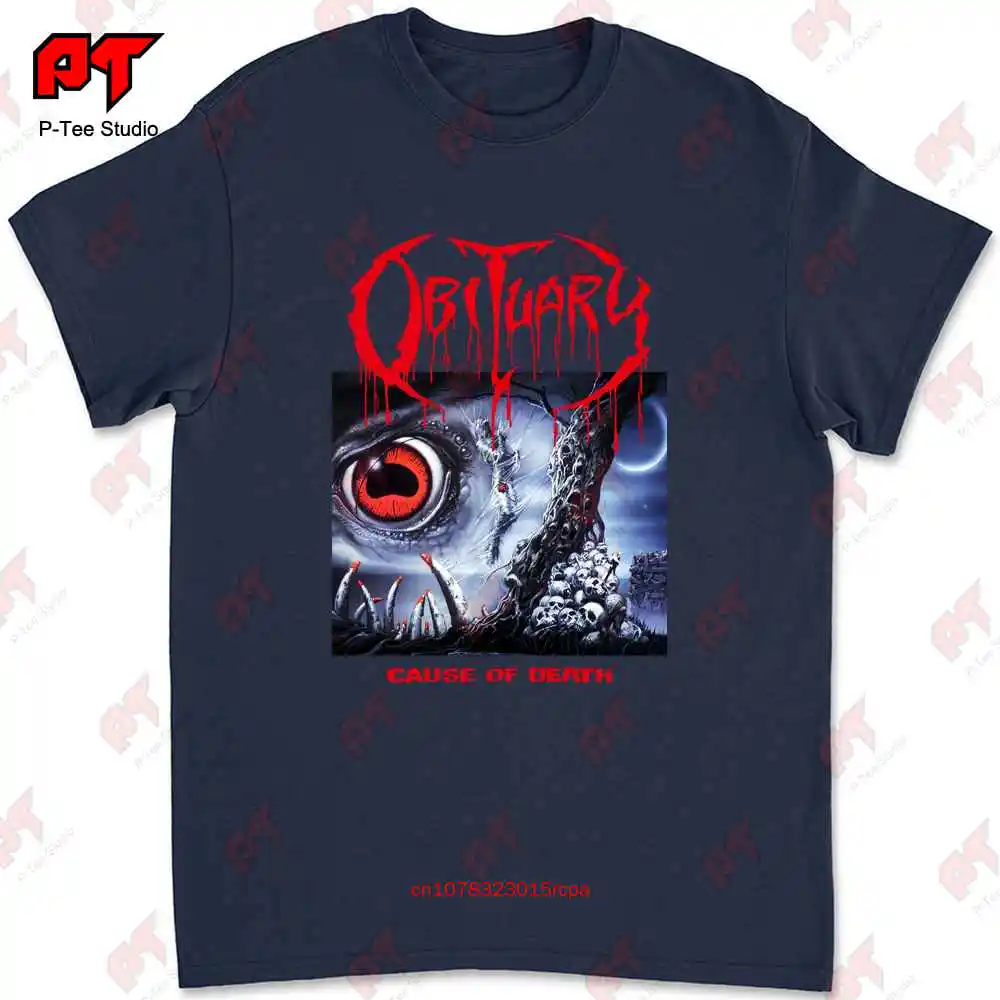 Nwt Obituary Cause Of Death American Metal Band Music Logo T Shirt S 4Xl N0EU