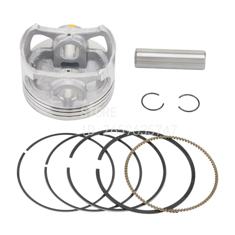 YX160 Motorcycle Cylinder Assembly Kit with Piston and Paper Gasket for YX 160 Engine Parts Replacement Set 2
