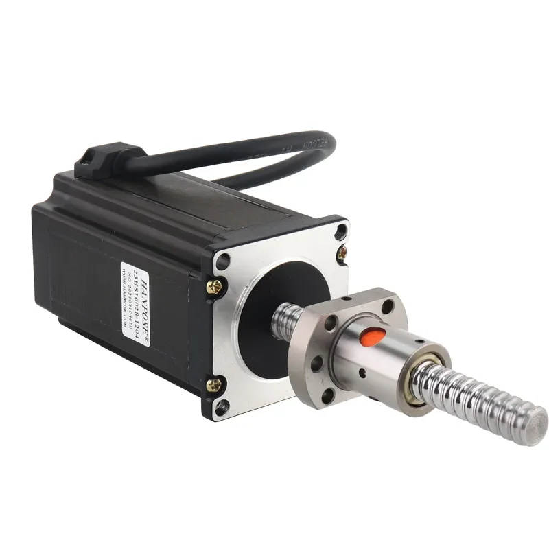 57 Ball Screw Motor 2.8A 23HS10028-SFU1204 Screw 300mm Nema23 Stepper Motor for CNC Worm Linear Guide Ball Screw Motor