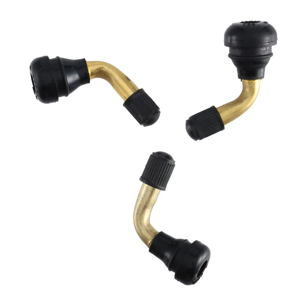 High Quality Motorcycle Tubeless Bent Tire Valve Stems Brass 90-Degree PVR50 60 70