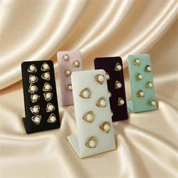 6-Color L-Shaped 6 Pairs Of Stud Earrings Display Stand Jewelry Display Tool Jewelry Display Table Stud Earrings Display Stand