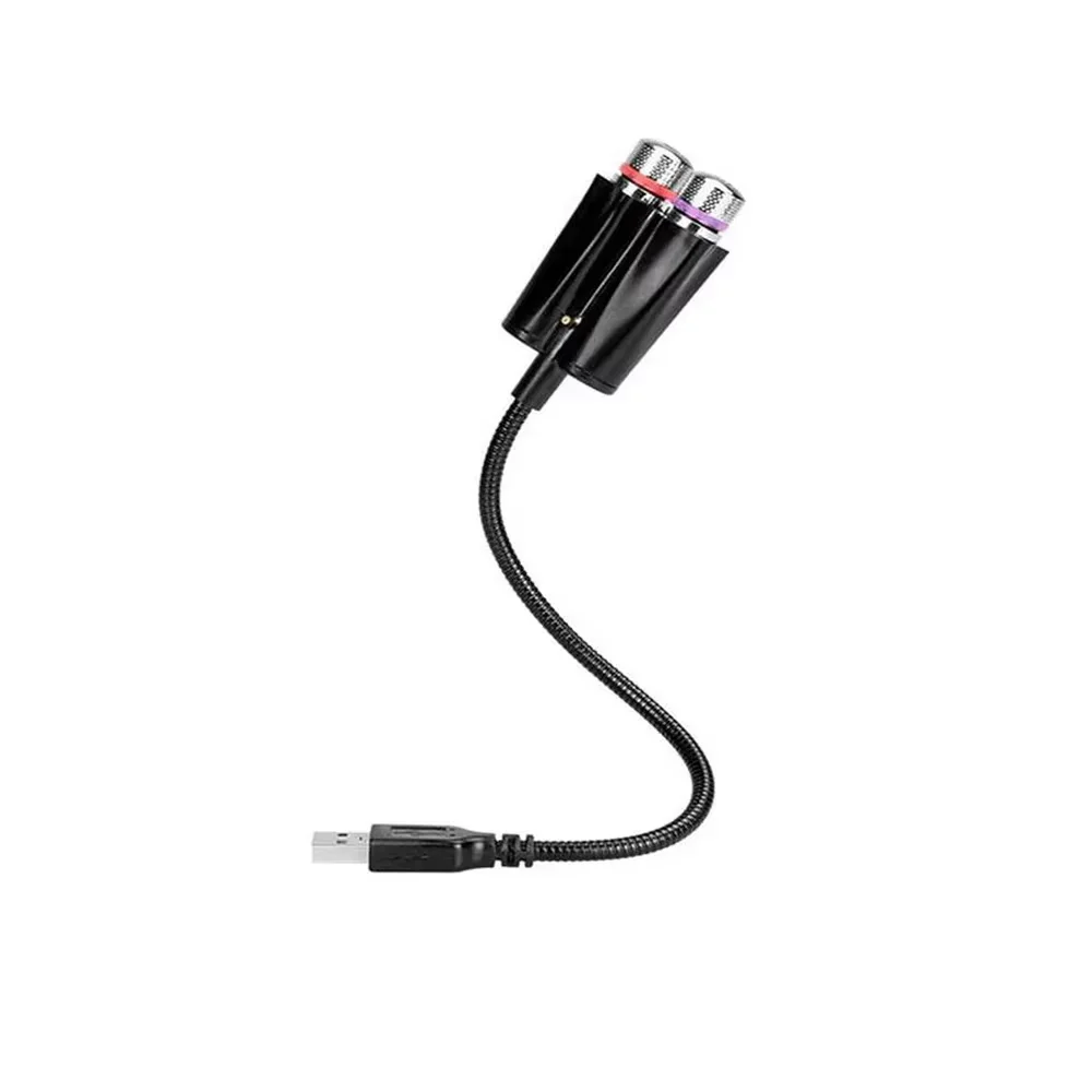 USB 듀얼 헤드 LED 별이 빛나는 하늘 밤 빛 USB 전원 갤럭시 스타 프로젝터 분위기 램프 자동차 자동차 지붕 룸 천장 장식 빠른 배달 4-6 일 도착 무료 배송