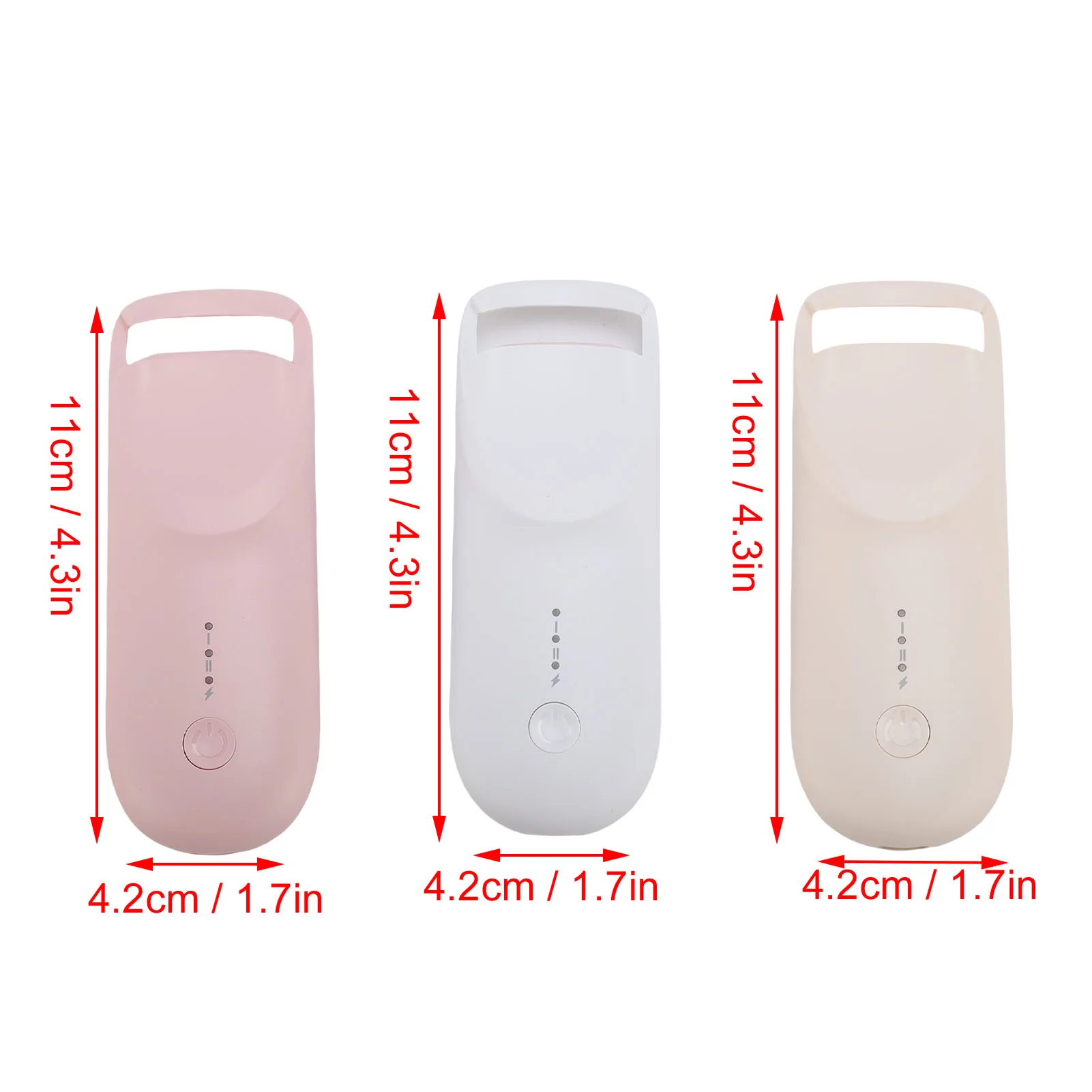 Electric Eyelash Curler Cordless Heated Eyelash Curler Fast Heat Wide Angle Electric Lash Curler 2 Temperature Settings