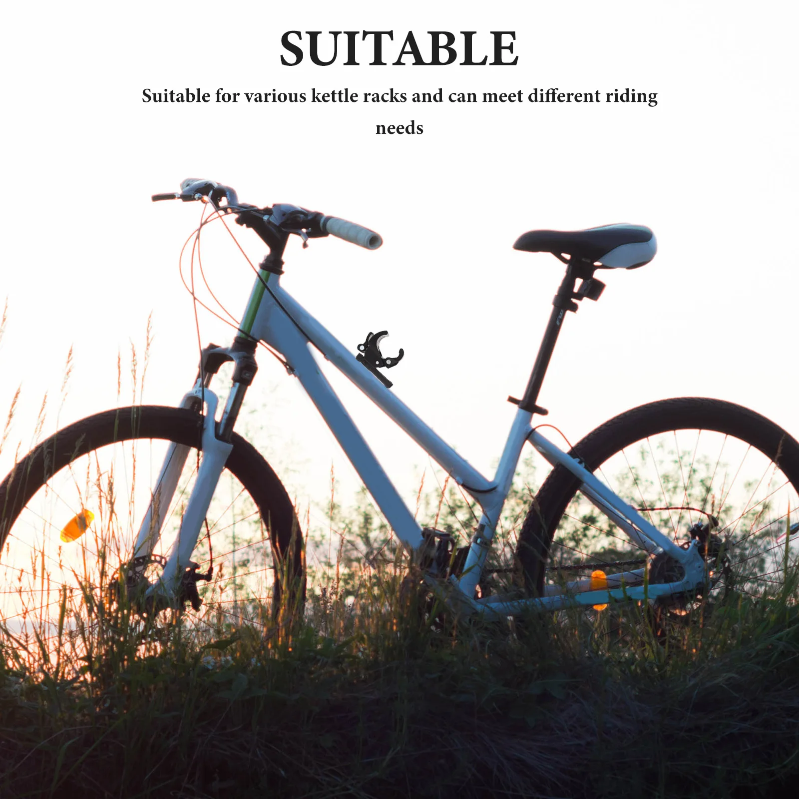 

2Pcs Bike Bottle Cage Adapter Mount Holder Lightweight Cycling Water Bottle Holder Fits Road Mountain Bike Parts