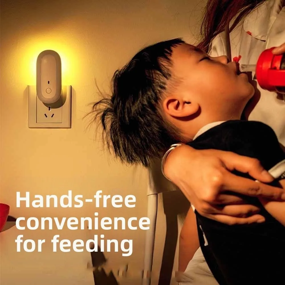 Augenschutz, LED-Nachtlicht, niedrige Wattzahl, Plug-In, Plug-In-Nachtlicht, weiches Licht, energiesparende Steckdose, Wandleuchte