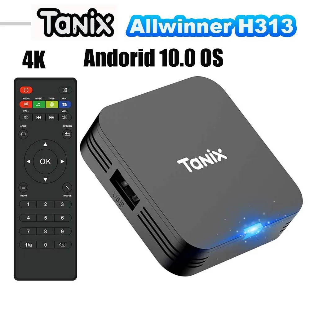 X96 Mini TV Box Android 11.0 – 2GB/16GB, 4K, Amlogic S905W2, WiFi 2.4G, H.265