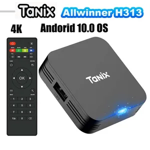 Tanix TX1 Smart Android 10 Kotak TV 2.4 G WIFI 4K HDR USB2. 0 8 GB 16 GB Semua Pemenang H313 Dekoder Global Inti Quad Dekoder Global 10 kotak tv berlian penjualan terbaik - №