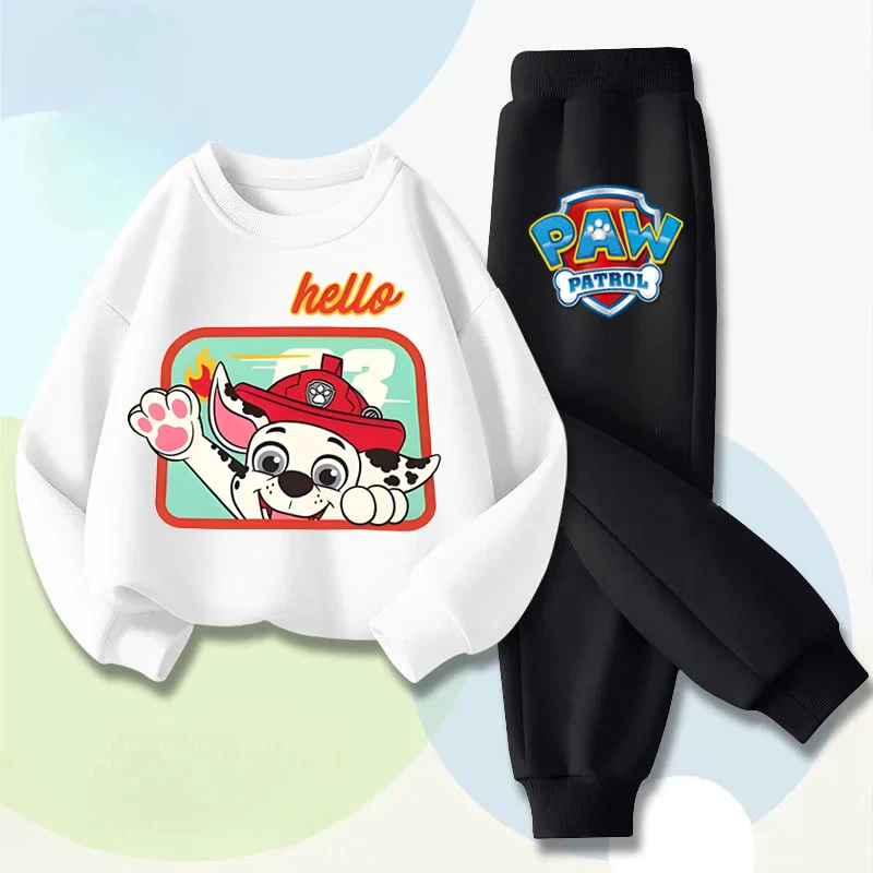 

Children's Set Spring and Autumn Hoodie Pants 2-piece Set PAW Patrol Printed Boys' Sportswear Children's Thin Sportswear
