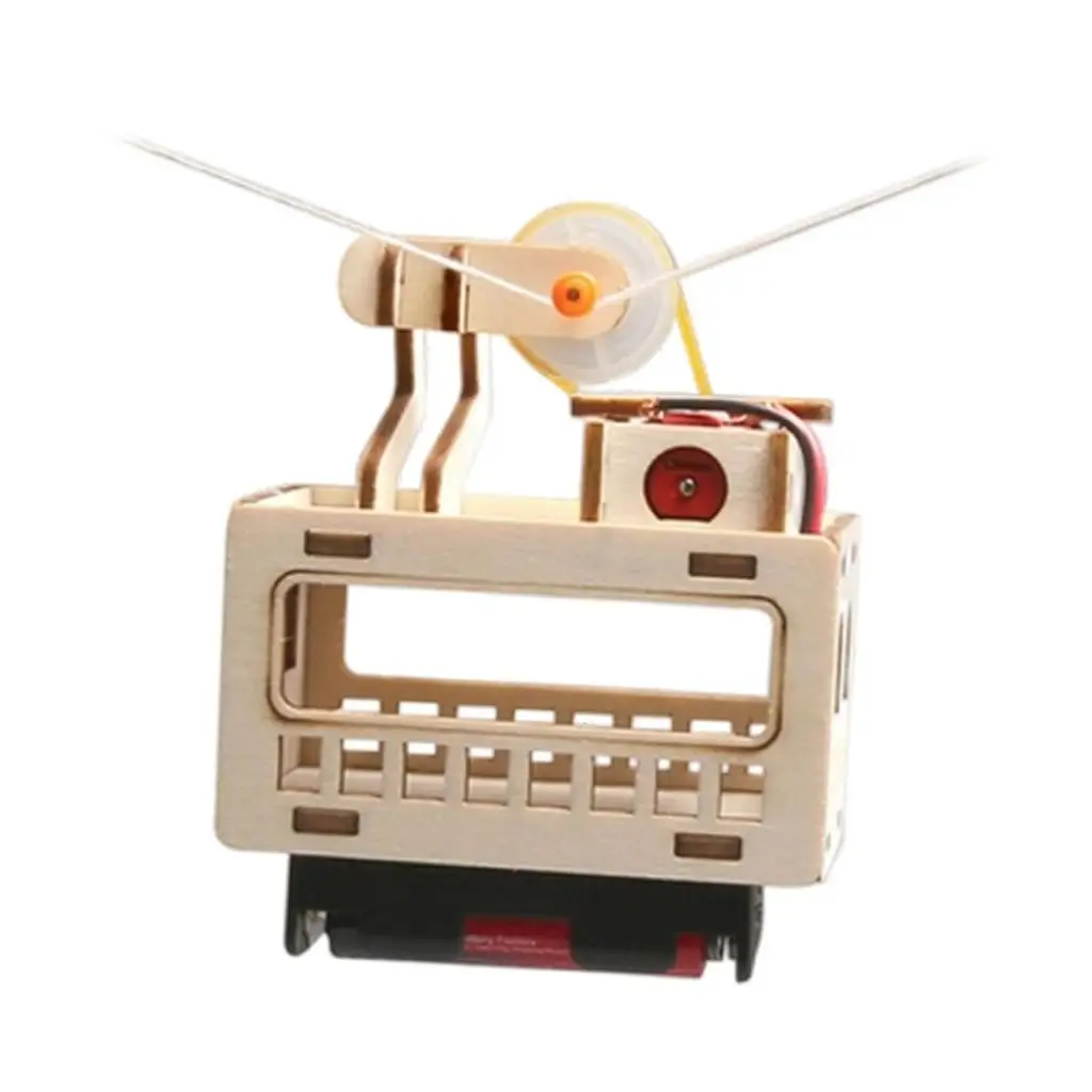 Sightseeing Kabelauto DIY Simulatie Wetenschap Cognitie Leuke projecten voor leermiddelen Jongens Meisjes Beginners Feestartikelen Kinderen