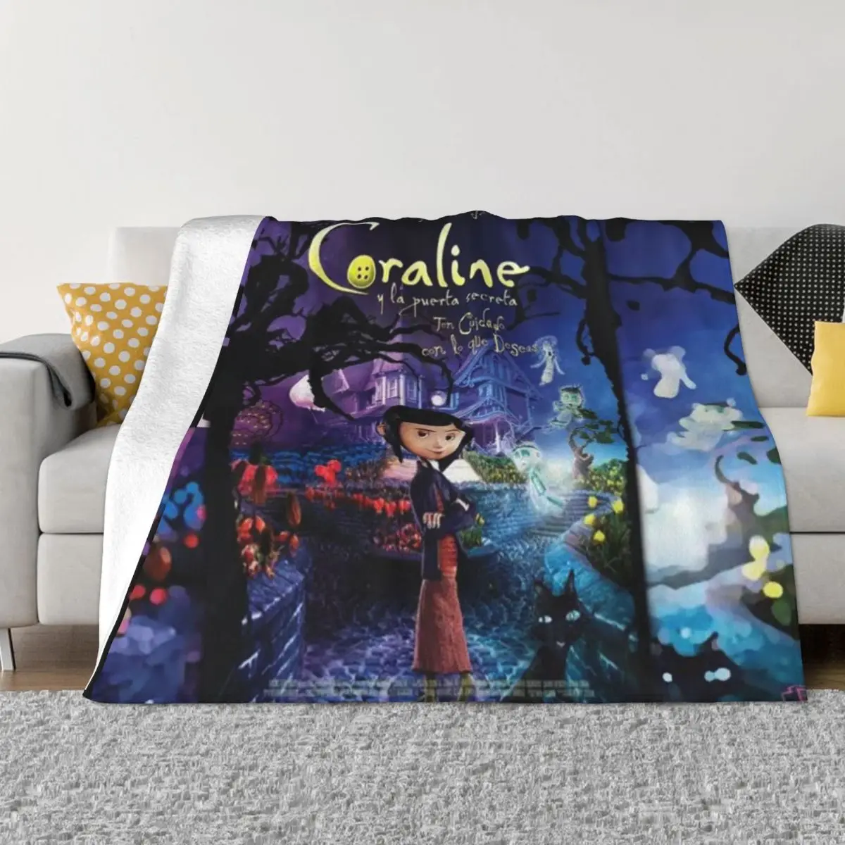 

Coraline 000797 Blanket Blankets Throw Blanket comfort warm soft Home And Decoration Throw Blanket