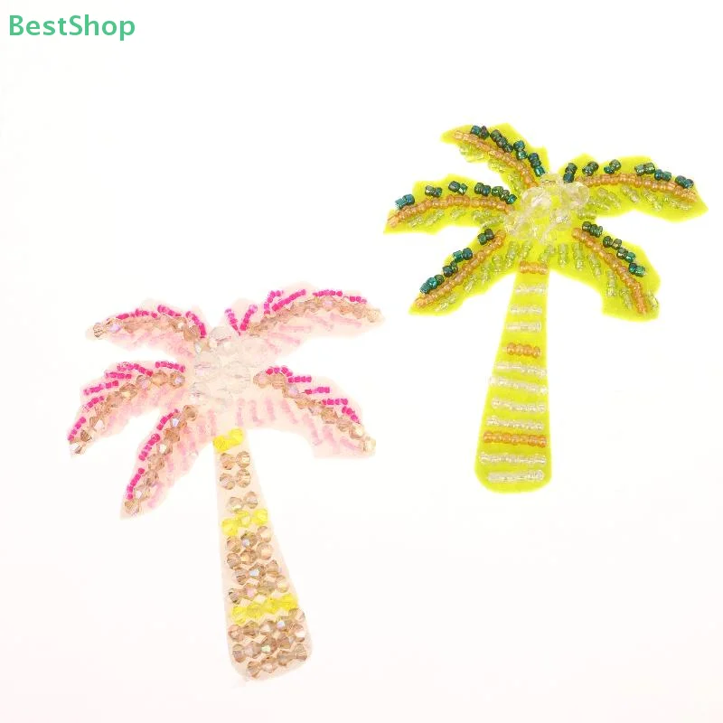 

★★★Colorful Beaded 3D Coconut Tree Accessories DIY Fashion Corsages Clothing Accessories Decorative Accessories