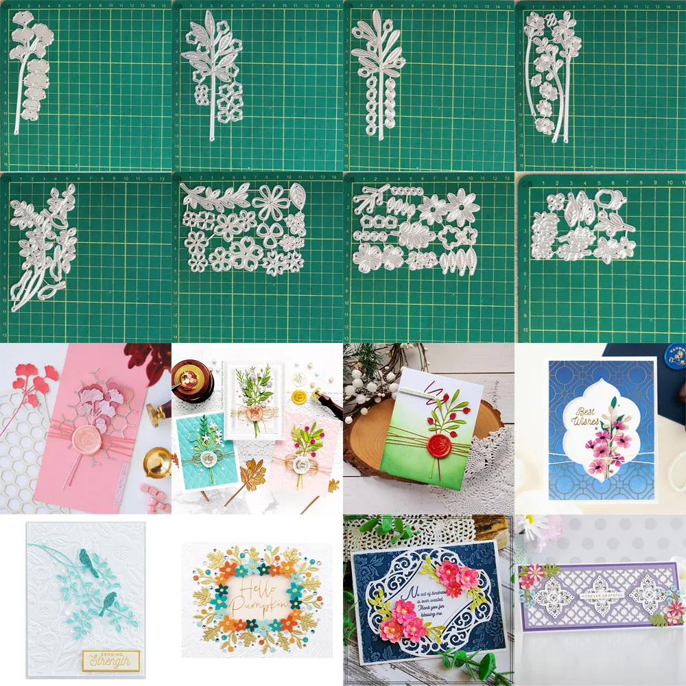 Blume Metall Stanzformen Scrapbook Prägung Kreis Stanzungen Album DIY Handwerk Stanzform