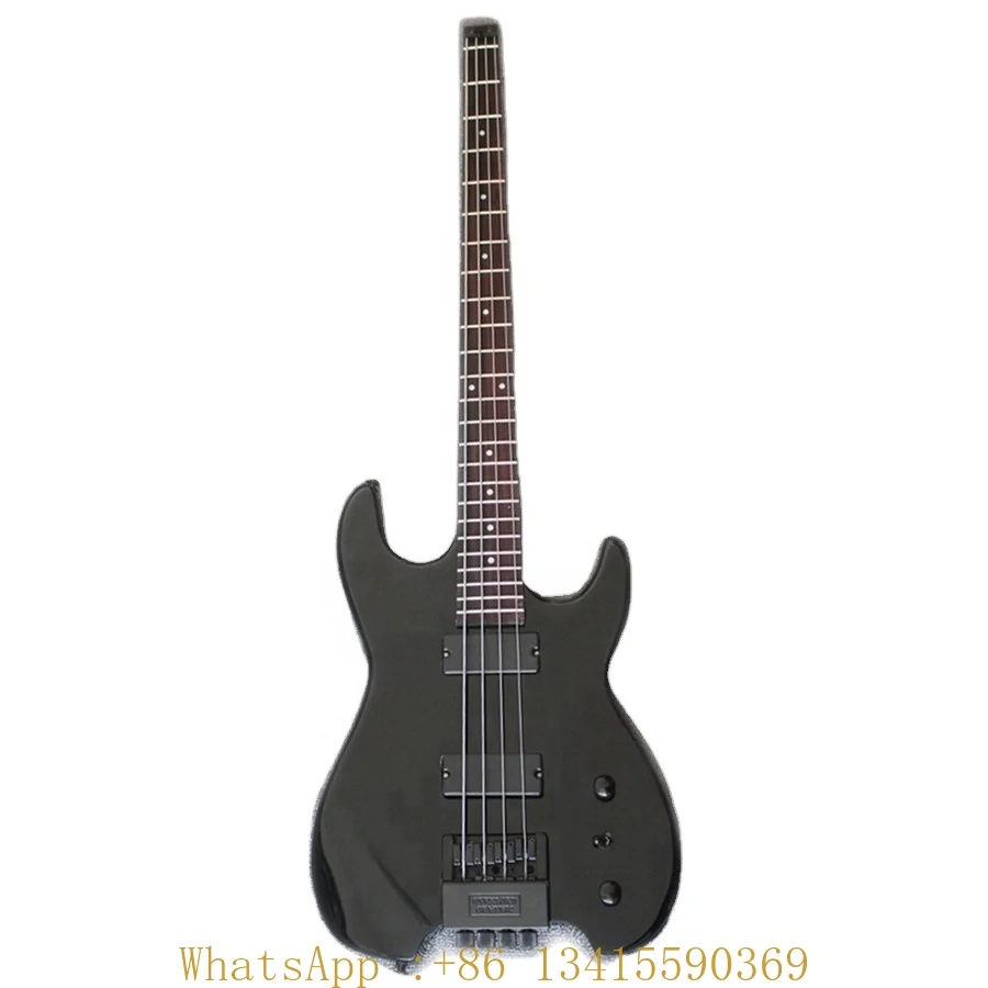 

4 String Headless Electric Bass Guitar in Black Colour