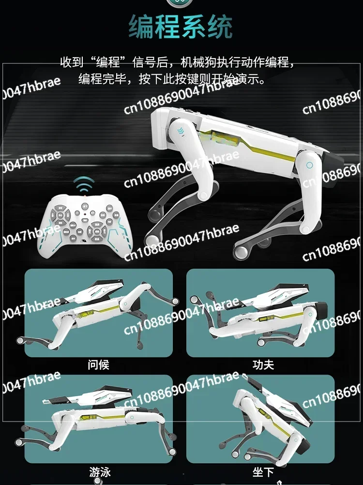 Cane giocattolo elettrico intelligente Robot, un cucciolo meccanico simulato che può cantare, ballare e camminare