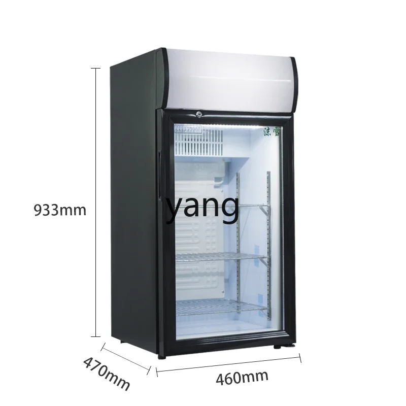 CX Dual-Purpose Display Cabinet Vertical Beverage Hot and Cold Milk Refrigerated Heating Thermal Insulation Commercial