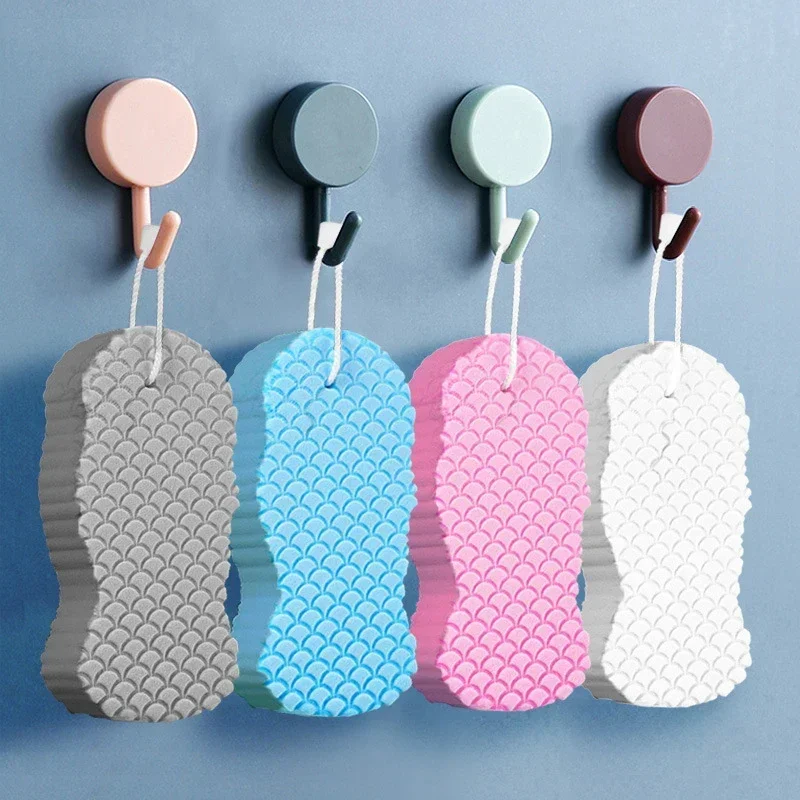 Soft Bath Sponge Brush Exfoliating Dead Skin Sponge Massager Cleaning Shower Brushes Peeling Fish Scale Sponge Rub