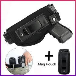 Universal Concealed Carry Gun Holster Fits All Firearms S&W M&P Shield 9/40 Taurus PT111 G2 Sig Sauer P320 Glock 17 19 26 27 42