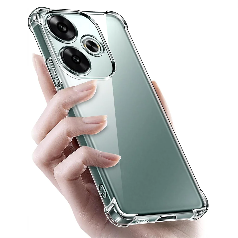 Original Case for Poco F6 Soft Clear Shockproof Silicone Phone Cases Pocophone F6 Cover Poco-F6 Case Xiaomi Poco F6