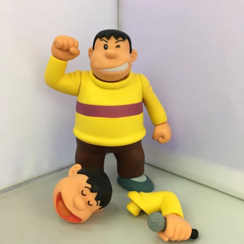 Doraemon figura anime shizuka minamoto modelo bonito decoração de mesa ornamentos brinquedos das crianças estátua móvel presente aniversário