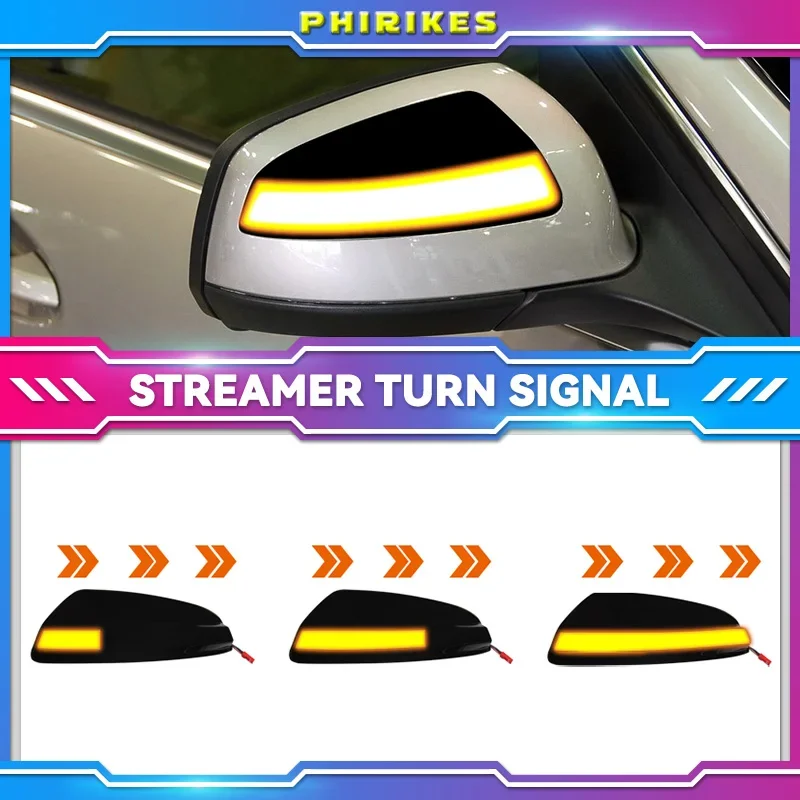 Индикатор динамического бокового зеркала для Mercedes Benz C Class W204 S204 2007-2014 Viano Vito Bus W639, 2 шт.