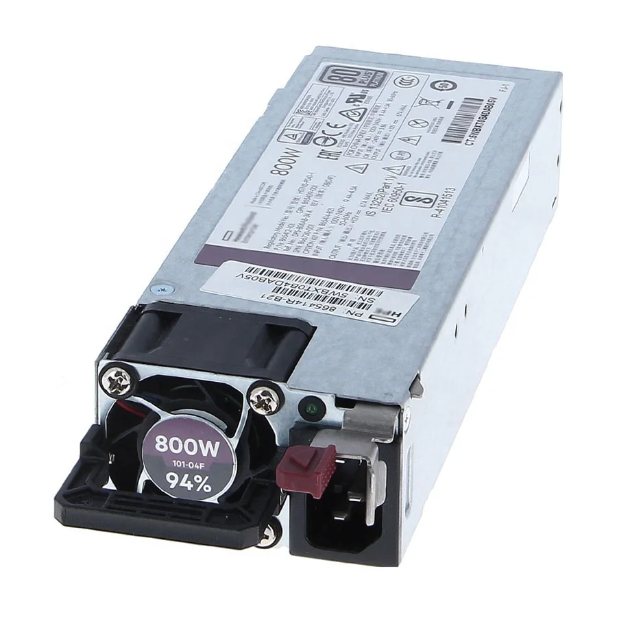 Alimentatore platino con slot flessibile da 800 W per server G10 Gen10 865414-B21 865412-101 866730-001 865409-001