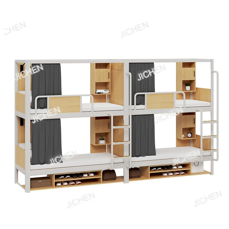 

Neu Upper and Lower IronUpper and Lower Adult Thickened Iron Elevated Beds Double Beds Student Dormitory Ap