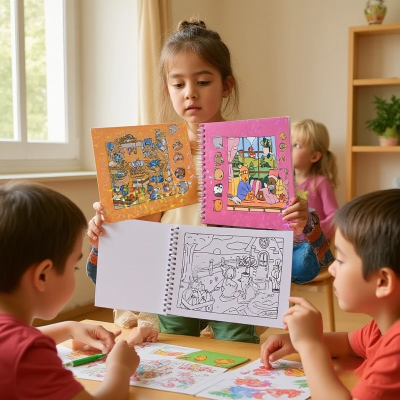 

Creative Interesting Coloring Book Kids Cute Animal Theme Graffiti Painting Book BOBBIE GOODS Coloring Book