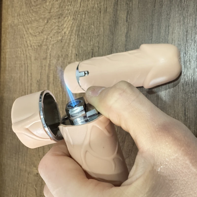 2025 جديد أسطواني الاهتزاز أخف رواية شخصية مضحك ولاعات السجائر وملحقات التدخين ولاعة السجائر السيجار