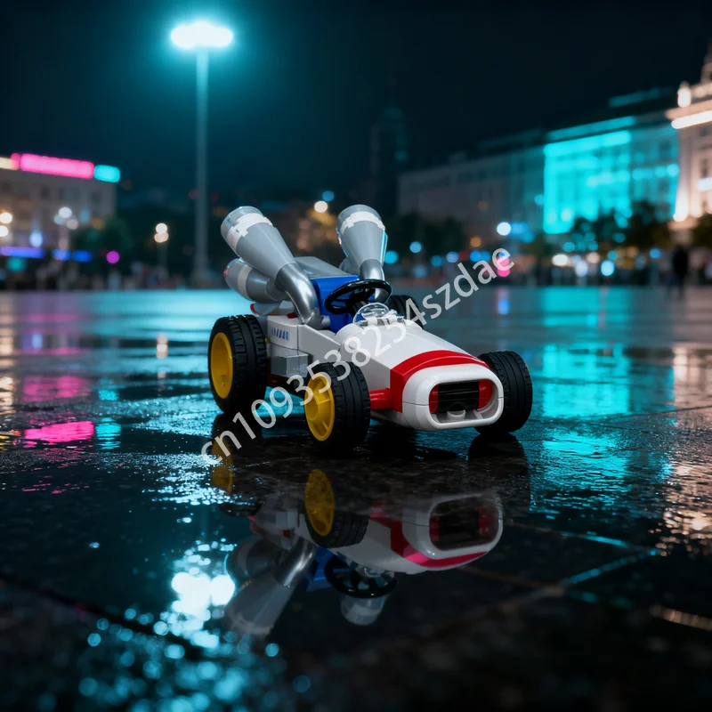 

138 шт. MOC B Dasher Mariosed Kart City Champions Модель Строительные блоки DIY Образовательный Рождественский подарок Кирпичная игрушка на день рождения