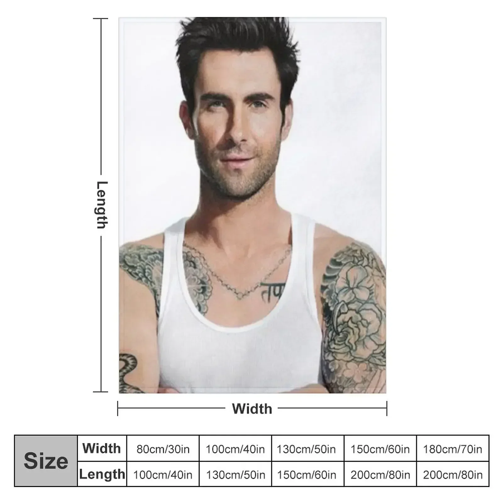 New adam levine Throw Blanket Bed linens warm winter Furry Soft Thins Beach Blankets