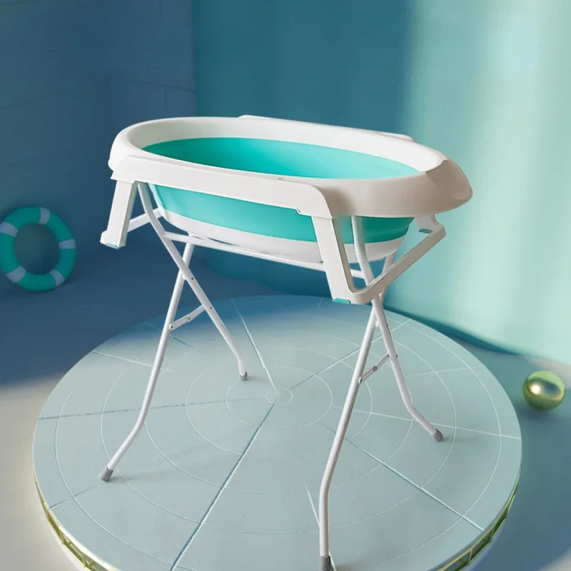 Plastic Foldable Kids Bathtub Without Bending Down, Baby Bathtub Rack, Portable Bath Tub,baby Bath Tub Newborn Baby Shower